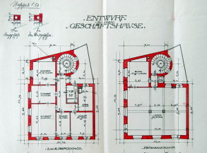 Plan entresol, étages (1912)