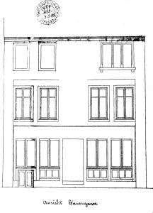 Sanglier 8, 1897, façade rue du Sanglier